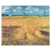 Vincent van Gogh - Obrazová reprodukce Wheatfield with Sheaves, 1888, (40 x 35 cm)