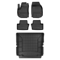 Set 3D gumové autokoberce rohož Opel Zafira B 2005-2014 7os s