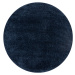 Flair Rugs koberce Kusový koberec Shaggy Teddy Navy kruh - 133x133 (průměr) kruh cm