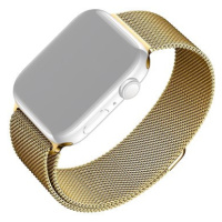 FIXED Mesh Strap pro Apple Watch 42/44/45/Ultra 49mm zlatý