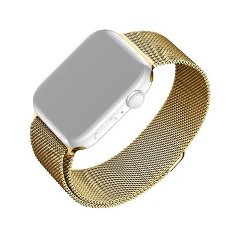 FIXED Mesh Strap pro Apple Watch 42/44/45/Ultra 49mm zlatý