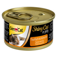 GimCat ShinyCat Jelly 6 x 70 g - Tuňák & kuře