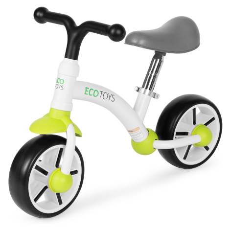 Dětské odrážedlo EVA ECOTOYS zelené/bílé
