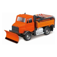 Bburago 1:43 servisní vozidla Road Security with Snow Plough and Signal Board