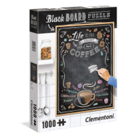 Clementoni - Puzzle Black Board 1000 Kafe