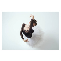 Fotografie angle from above on a ballerina, pacfoto, (40 x 26.7 cm)