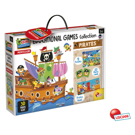 Montessori kolekce vzdělávacích her piráti LISCIANI