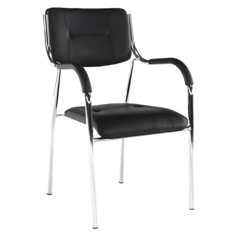Stohovatelná židle, černá, ILHAM Tempo Kondela