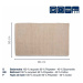 KELA Koupelnová předložka Miu směs bavlna/polyester granitově šedá 80,0x50,0x1,0cm