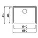 Elleci QUADRA 110 K86 Granitový dřez QUADRA 110 K86 Spodní montáž