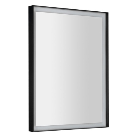 SORT LED podsvícené zrcadlo 60x80cm, matná černá ST080 Sapho