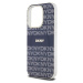 DKNY PC/TPU Repeat Pattern Tonal Stripe Magsafe kryt iPhone 15 Pro Max modrý