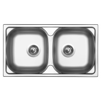 Sinks OKIO 780 DUO V 0,5mm leštěný OKIO 780 DUO V 0,5mm leštěný