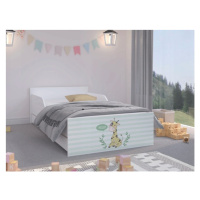 Moderní dětská postel se žirafou