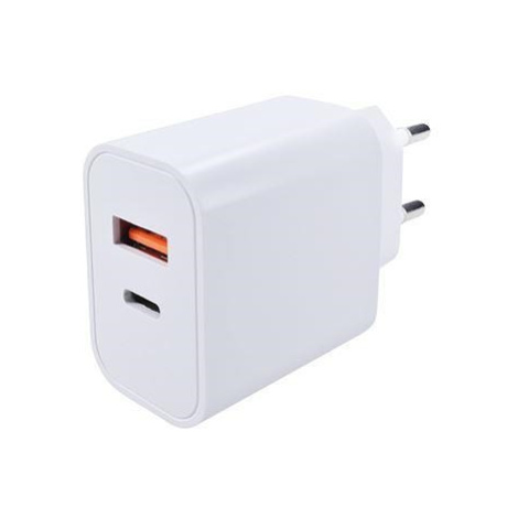 Solight USB A+C 20W fast charger univerzální napájecí adaptér