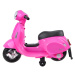 Mamido Dětská elektrická motorka skútr Vespa růžová
