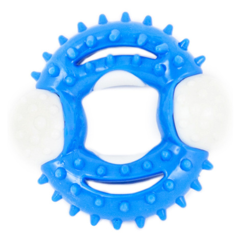 Akinu dental kruh STRONG NYLON pro psy 10 cm Barva: Modrá