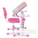 Fundesk Rostoucí stůl PICCOLINO II se židlí Barva: Růžová