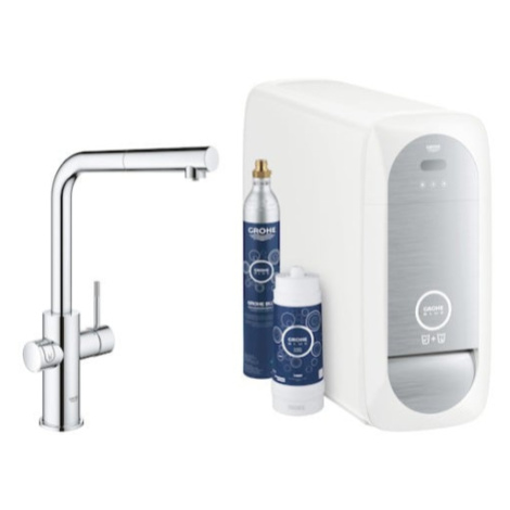 Grohe Blue Home dřezová baterie s vytahovací sprškou chrom 31539000 G31539000