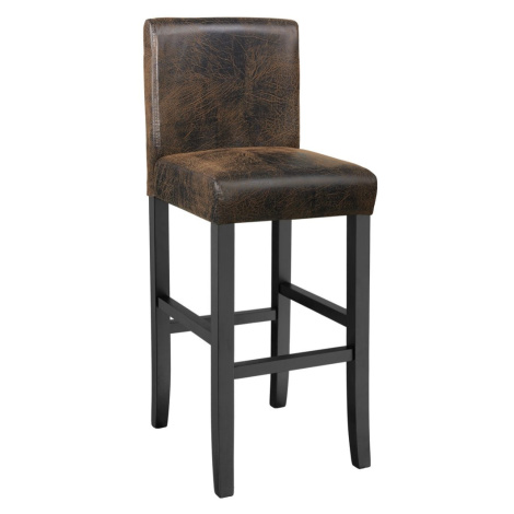 tectake 400552 barová židle dřevěná