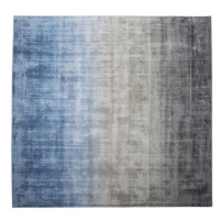 Koberec šedě-modrý 200 x 200 cm krátkovlasý ERCIS, 108533
