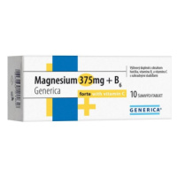 Magnesium 375mg+B6 forte Generica+Vit.C eff.tbl.10