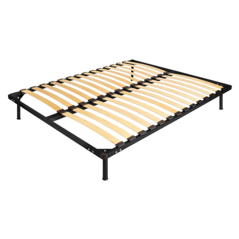 Kovová postel VALESKA 180x200 cm, černá Idea