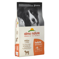 Almo Nature Holistic, 11 + 1 kg zdarma - Medium Adult Lamb & Rice