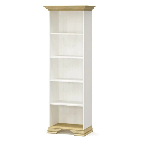 Casarredo Regál vysoký SCORDIA borovice andersen/zlatý dub