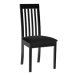 Jídelní židle ROMA 9 Tkanina 6B Černá