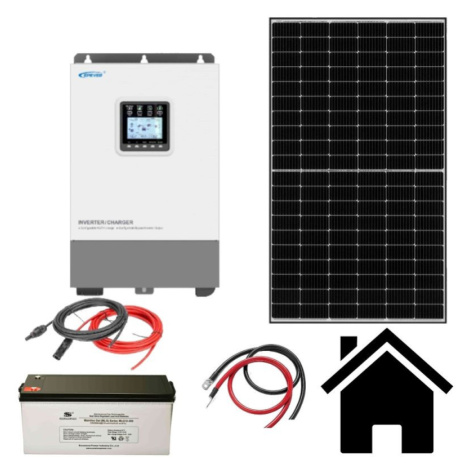 VSelektro Solární sestava - Hybrid I Kapacita AKU: Bez baterie, Výkon FV: 9 panelů / 4,1 kWp