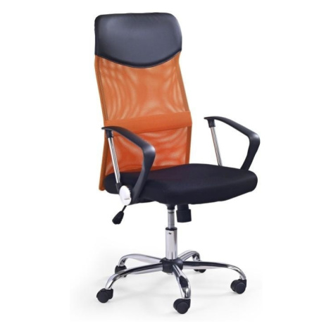 Halmar Kancelářská židle VIRE, oranžová/černá