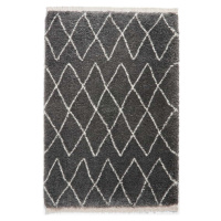 Tmavě šedý koberec 200x290 cm Boho – Think Rugs