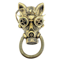 Maska Steampunk - Kočka s plynovou maskou