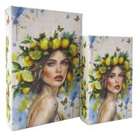 Signes Grimalt Lemons Woman Book Box 2U Žlutá