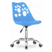 Otočná židle PRINT - modrá