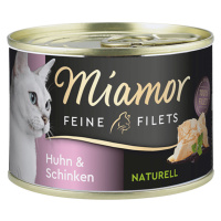 Miamor Feine Filets Naturelle 6 x 156 g - Kuřecí se šunkou