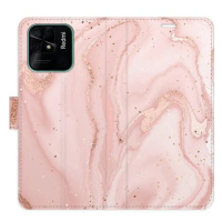 iSaprio flip pouzdro RoseGold Marble pro Xiaomi Redmi 10C