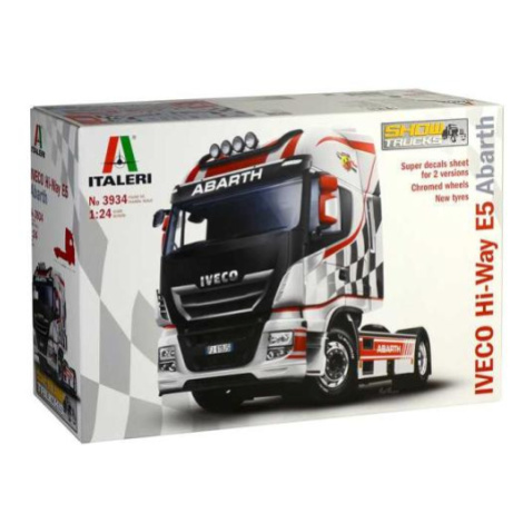 Model Kit truck 3934 - IVECO HI-WAY E5 ABARTH (1:24) Italeri