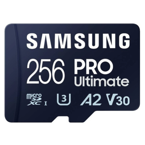 Samsung micro SDXC 256GB PRO Ultimate + USB adaptér MB-MY256SB/WW Černá