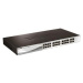 D-Link DGS-1210-28 28-port Gigabit Smart+ Switch, 24x GbE, 4x RJ45/SFP, fanless