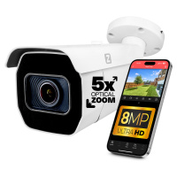 PoE 4K Ultra Hd 8MPx MOTO-ZOOMx5 IP67 60M Ir