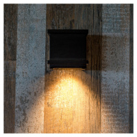 K.S. Verlichting Venkovní nástěnné svítidlo Borgo z hliníku, černá barva