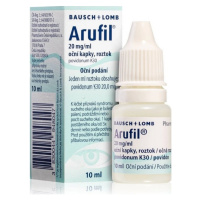 ARUFIL 20mg/ml oční kapky, roztok 10 ml