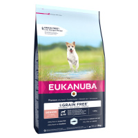 Eukanuba Senior Small & Medium Breed Grain Free mořská ryba - 3 kg