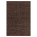 Ayyildiz koberce Kusový koberec Dream Shaggy 4000 brown Rozměry koberců: 80x150