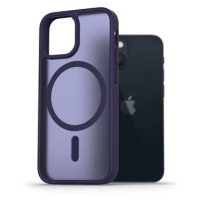 AlzaGuard Matte Case Compatible with Magsafe pro iPhone 13 mini tmavě fialový