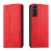 Magnet Fancy Case elegantní knížkové pouzdro na Samsung Galaxy S23 ULTRA 5G Red