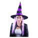klobouk čarodějnice s vlasy/ Halloween