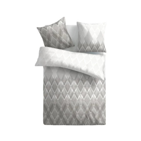 Povlečení Bibi 140x200 cm, šedé, bavlněný satén Asko